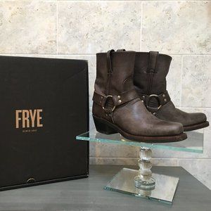 FRYE Harness 8R Boots, Smoke 7m ~ LNIB